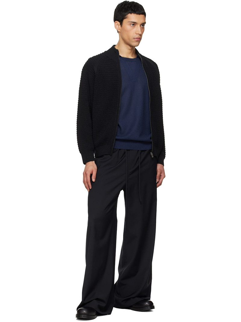 LE17SEPTEMBRE Navy Elasticized Wide Trousers outlook