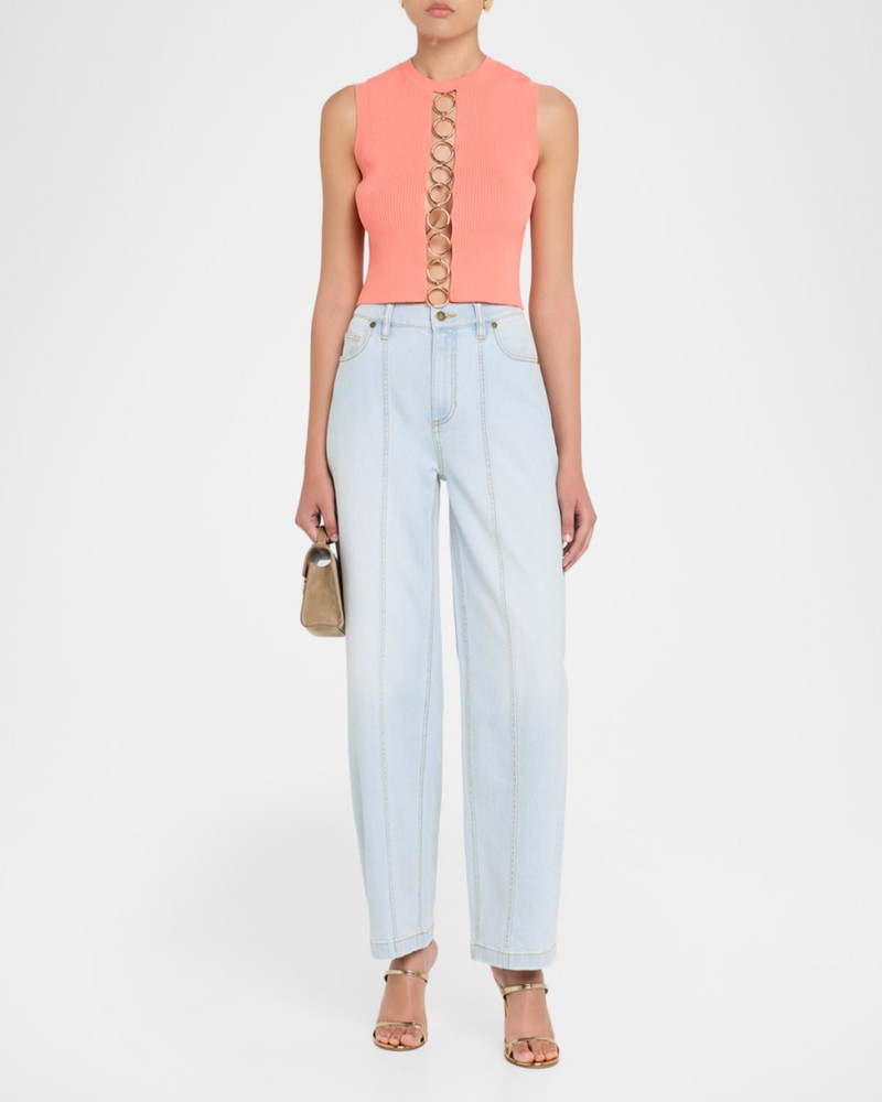 RAMY BROOK Nadia Straight-Leg Jeans outlook