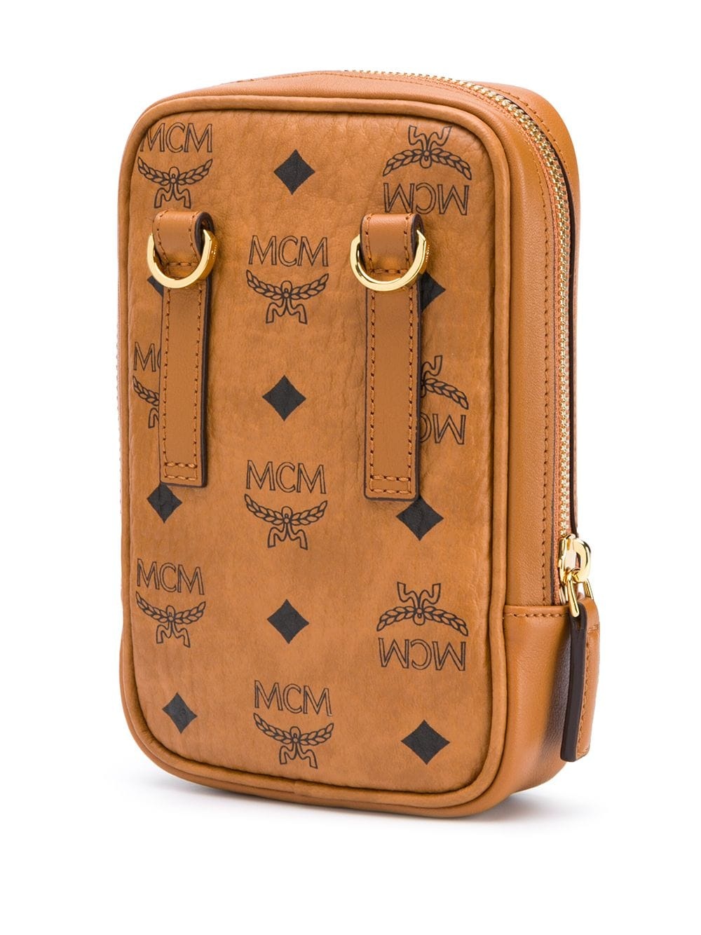 Visetos monogram print leather belt bag - 3