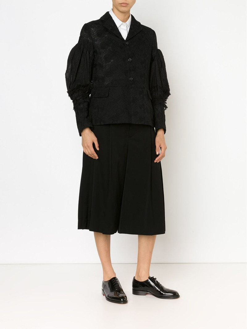 Comme Des Garçons puff sleeve lace jacket outlook