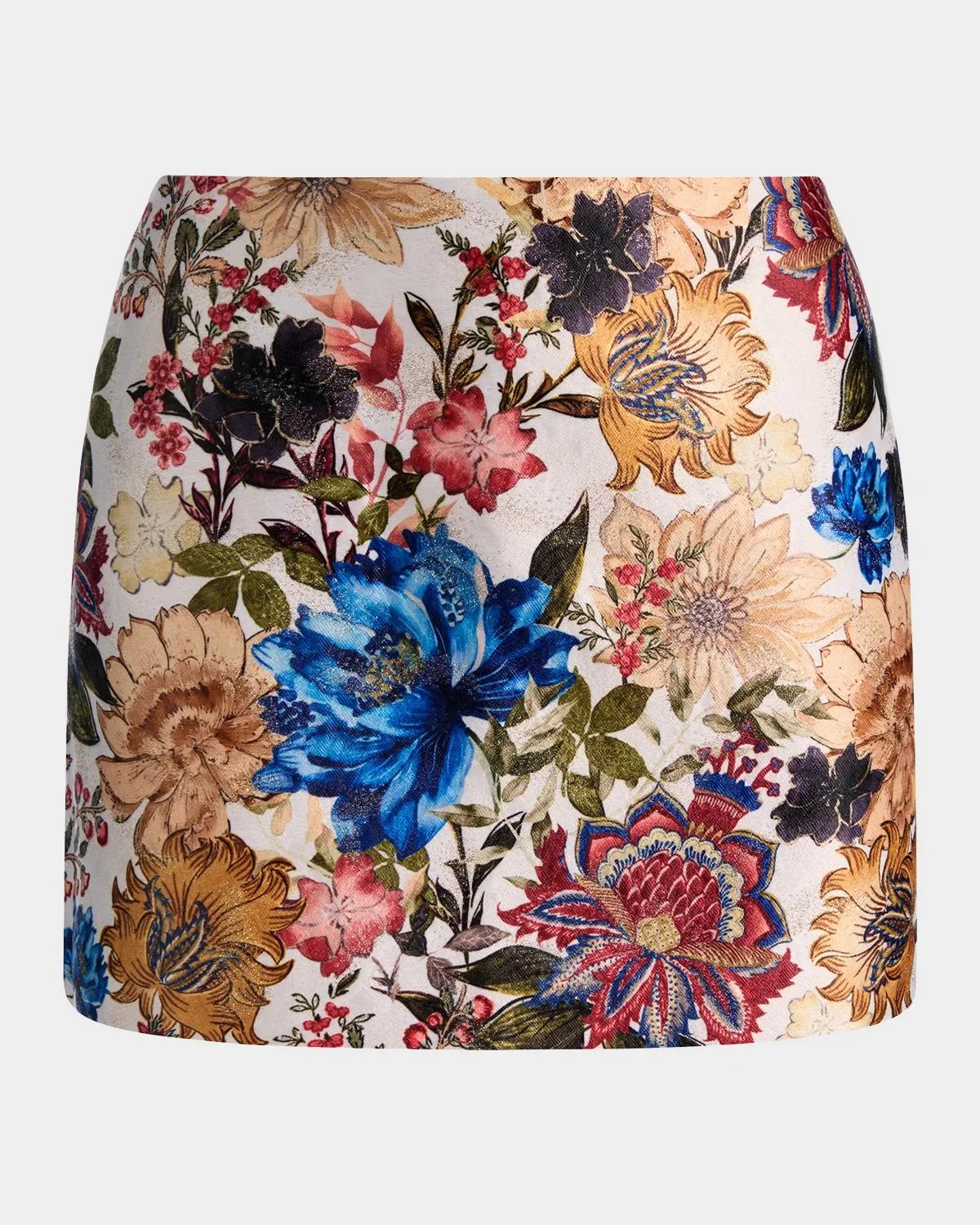 Rubi Floral Jacquard Mini Skirt - 1