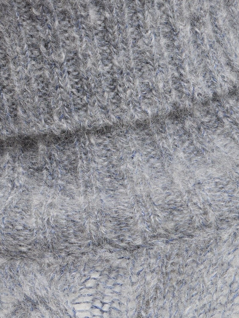 Cable knit wool & mohair sweater - 2