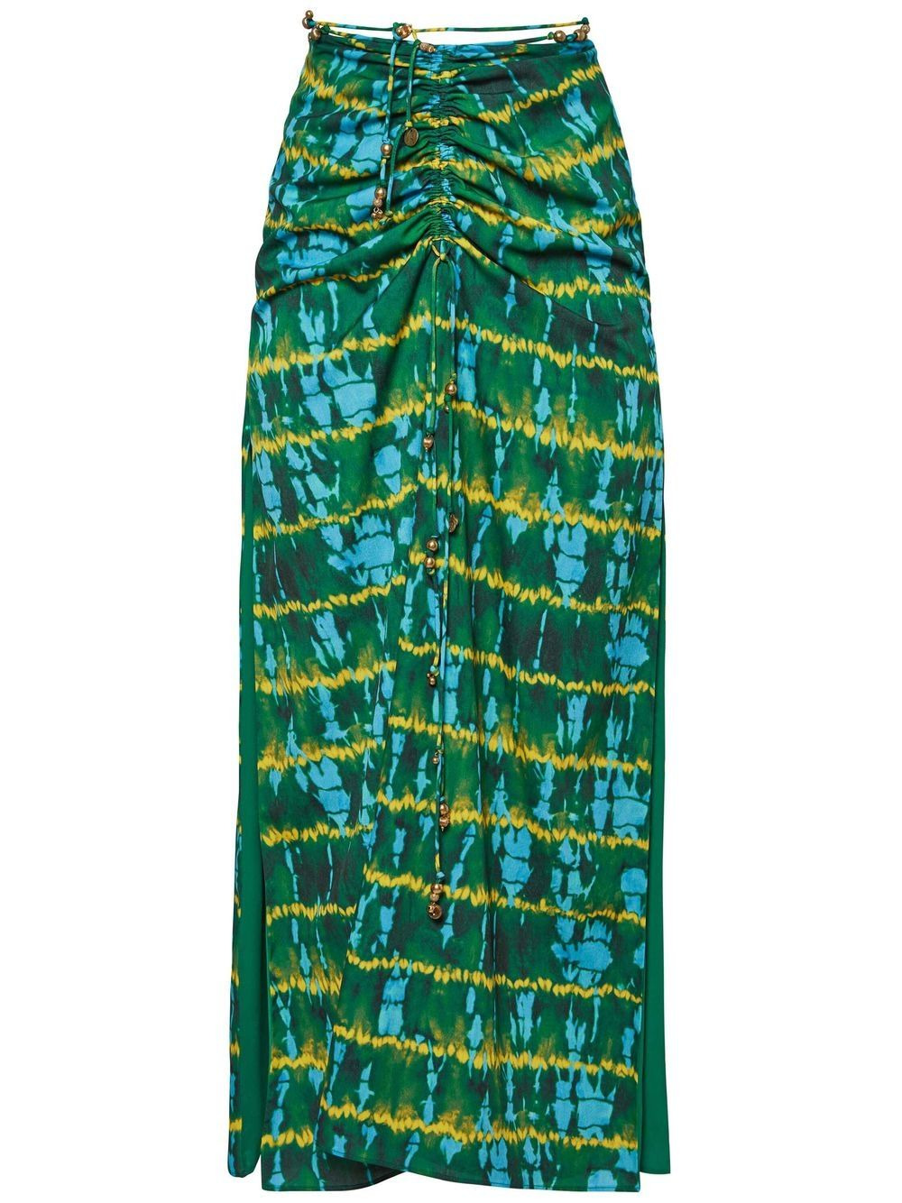 graphic-print skirt - 1