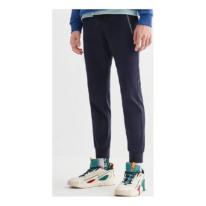 Men's FILA Pocket Blue Sports Pants/Trousers/Joggers F11M028603F-NV - 1