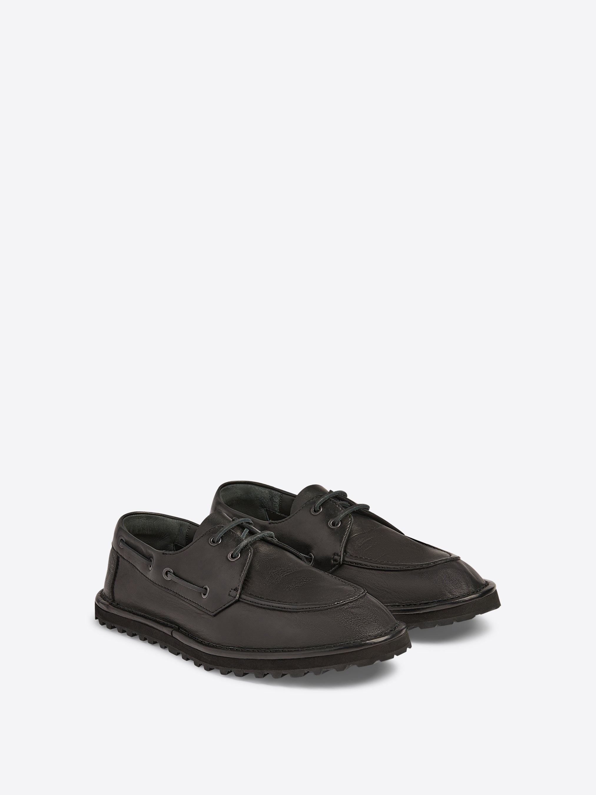 LEATHER BOAT SHOES - 3