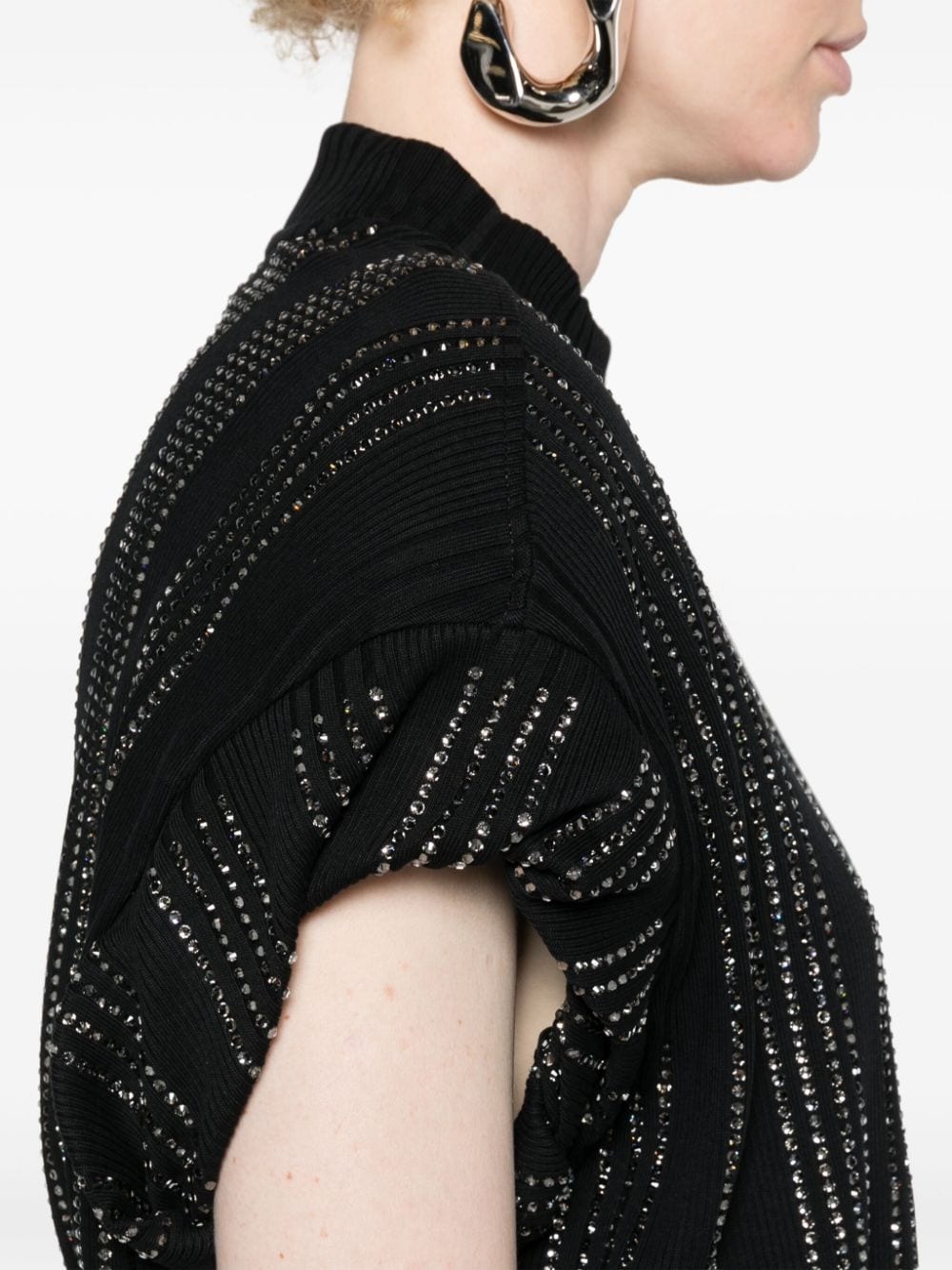 Laurie crystal-embellished T-shirt - 5