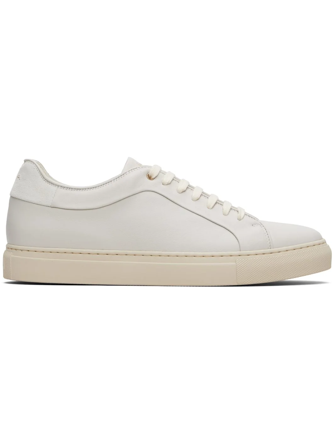 White Leather Basso Sneakers - 1