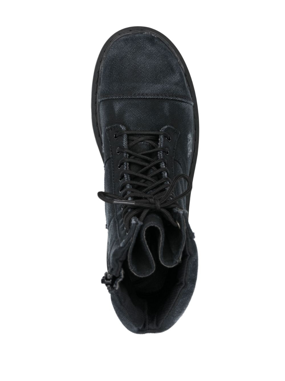 lace-up combat boots - 4