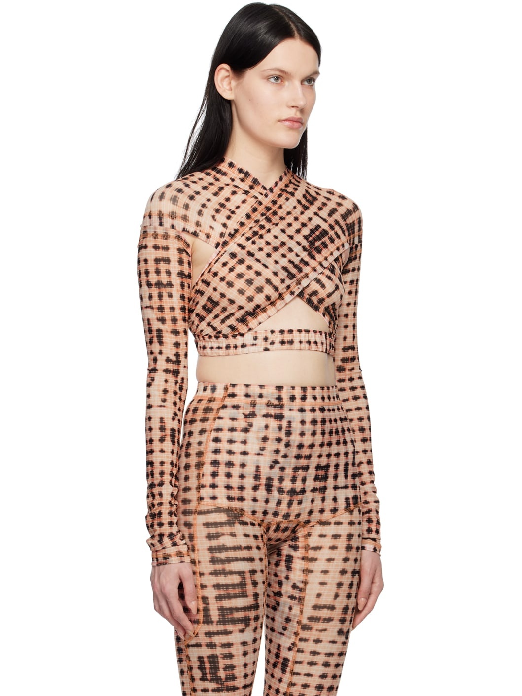 SSENSE Exclusive Pink Anti Cross Over Blouse - 2