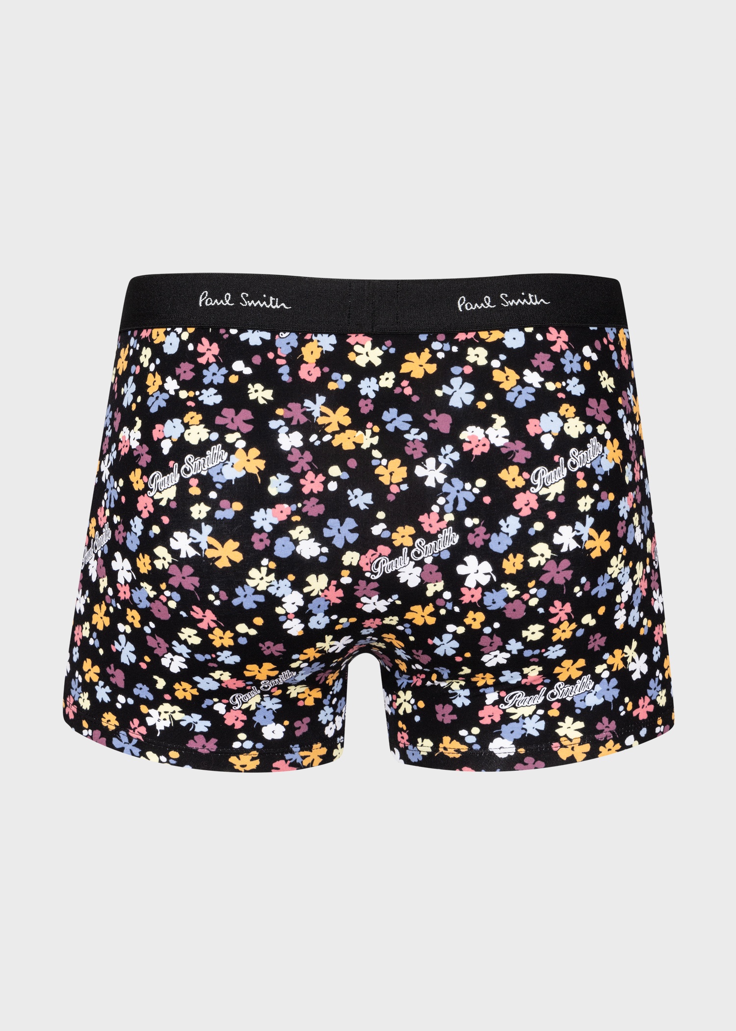 Black 'Logo Floral' Boxer Briefs - 2