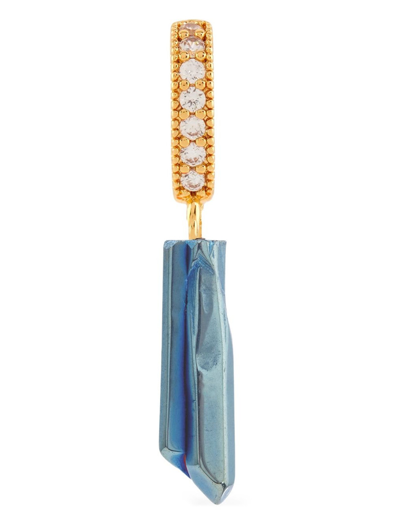 Titanium pavé-connector pendant 1