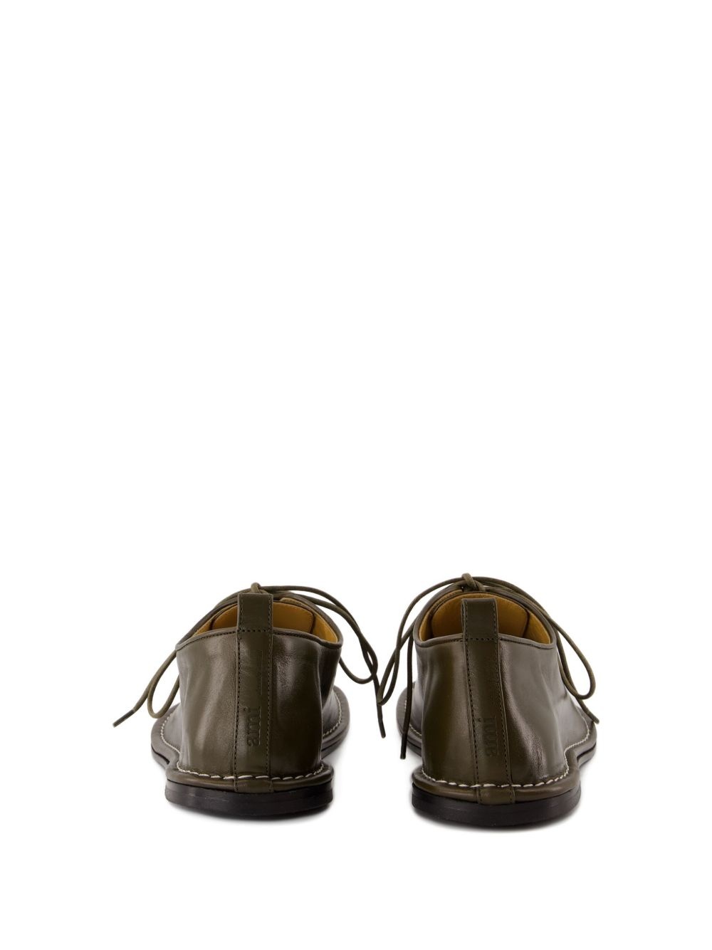 leather lace-up shoes - 3