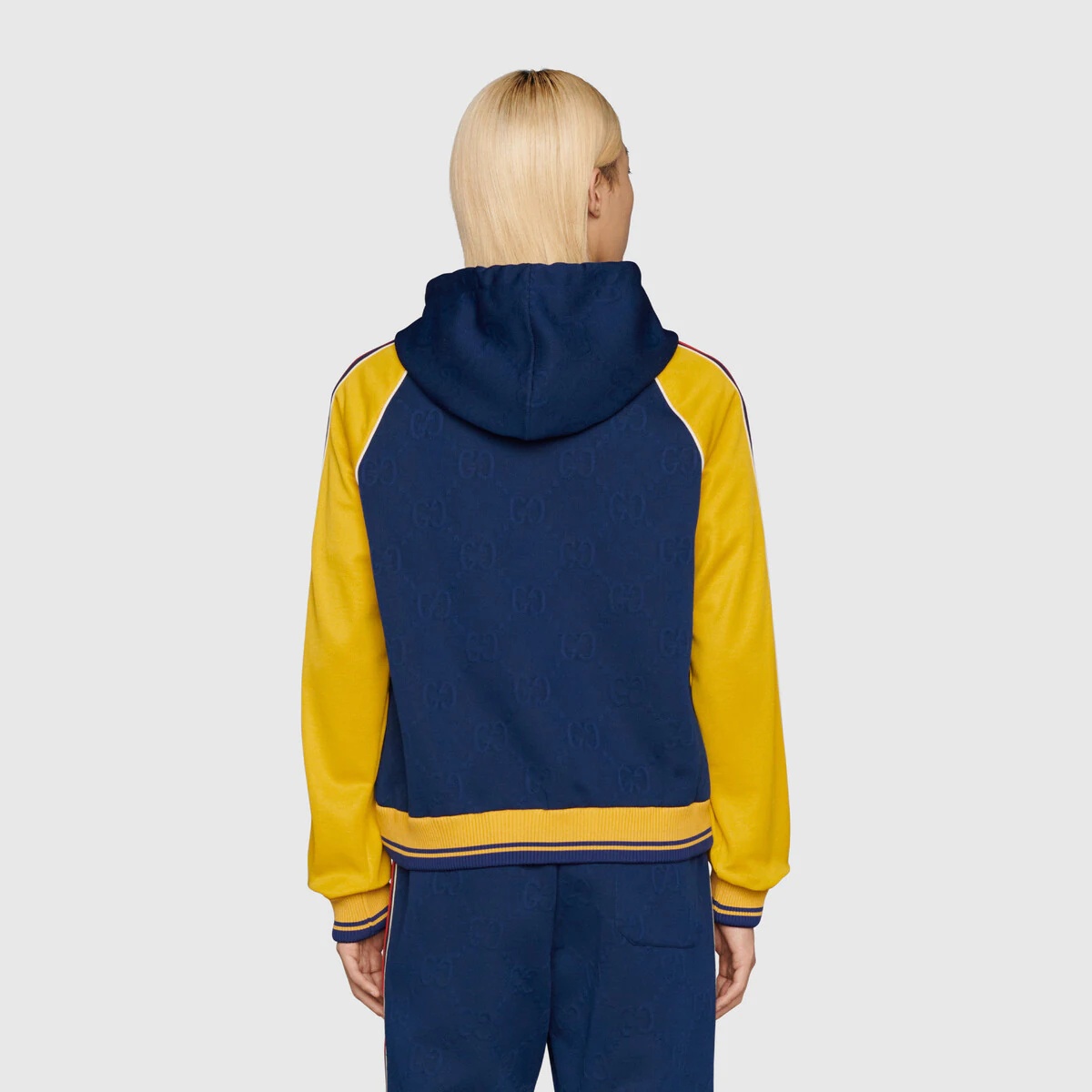 GG jacquard hooded sweatshirt - 4