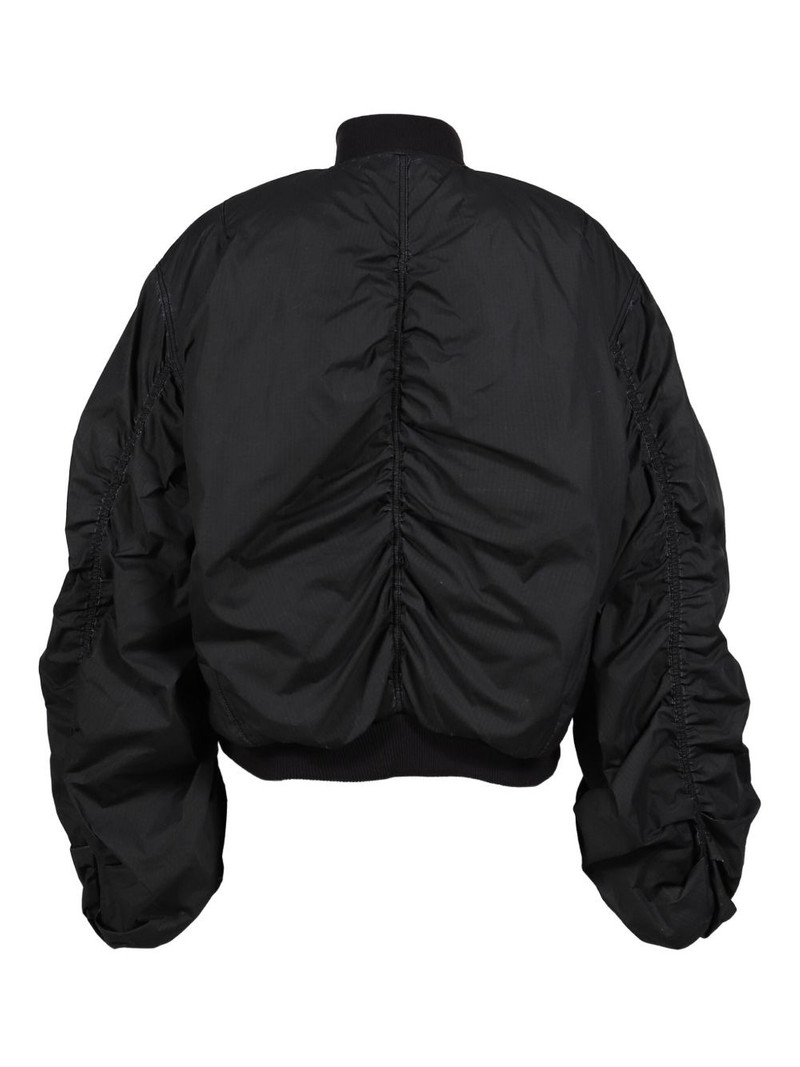 We11done gathered-effect bomber jacket outlook