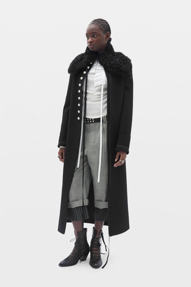 Helse Wide Leg Cropped Trousers With Lining Cuffs 4