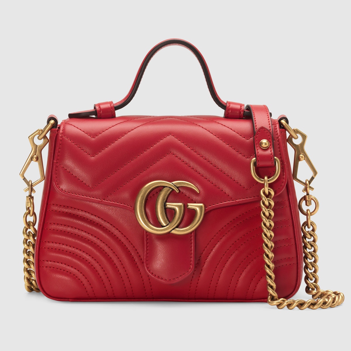 GG Marmont mini top handle bag - 1