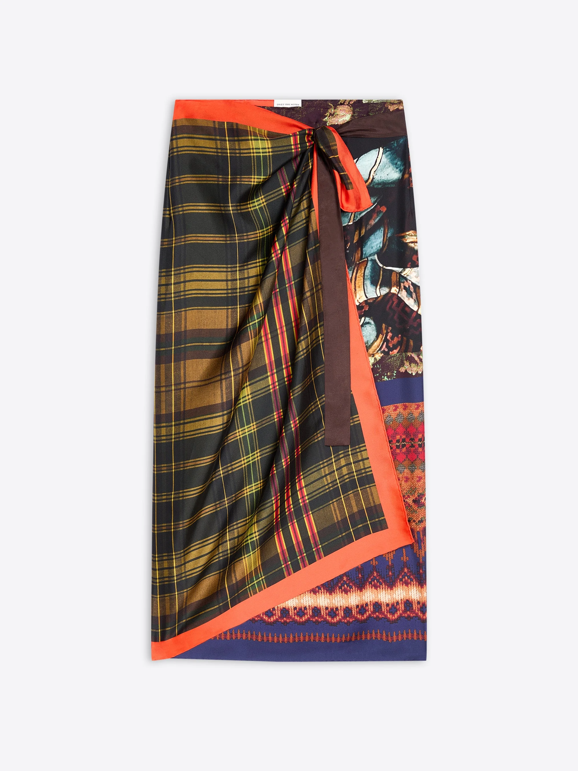 LONG WRAP SCARF-SKIRT - 1