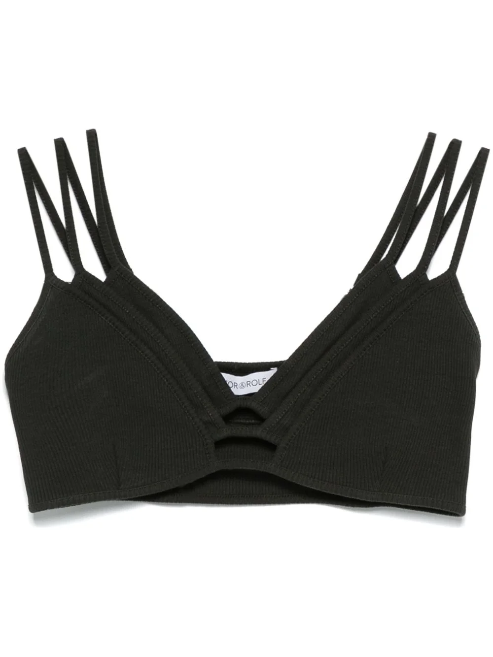 triple-layer bralette - 1