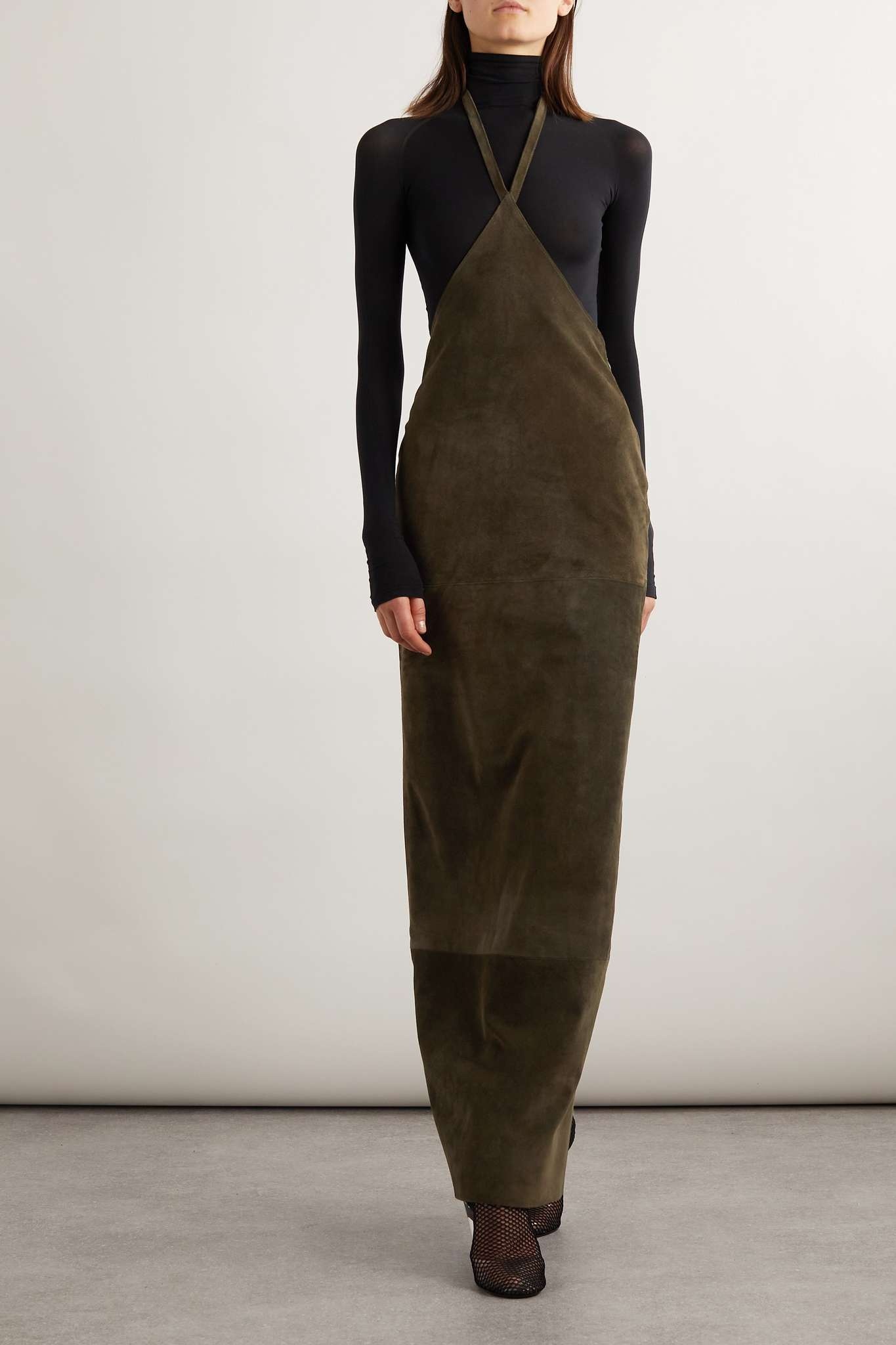 Suede maxi skirt - 3