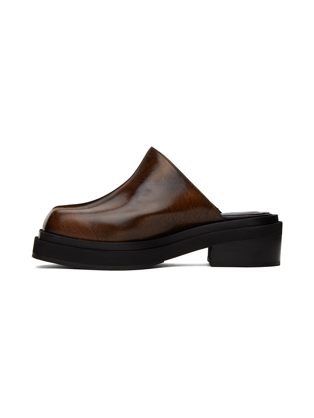 Brown Zoe Clogs - 3