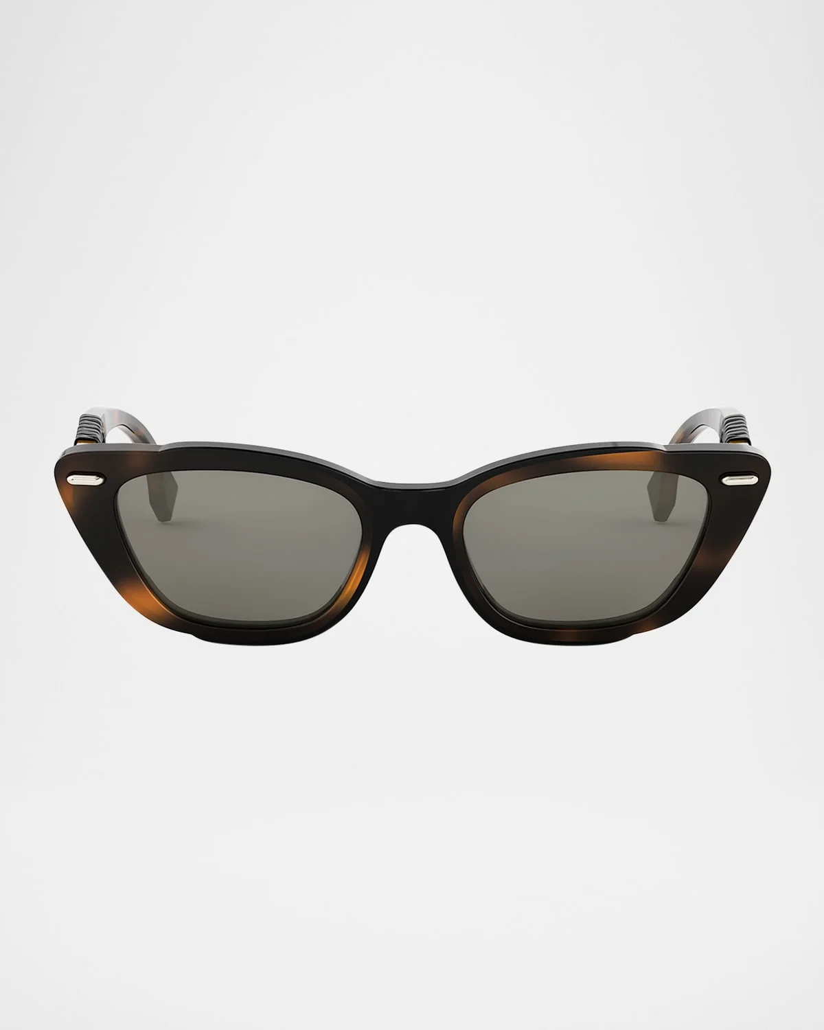Interlace Acetate Cat-Eye Sunglasses - 1