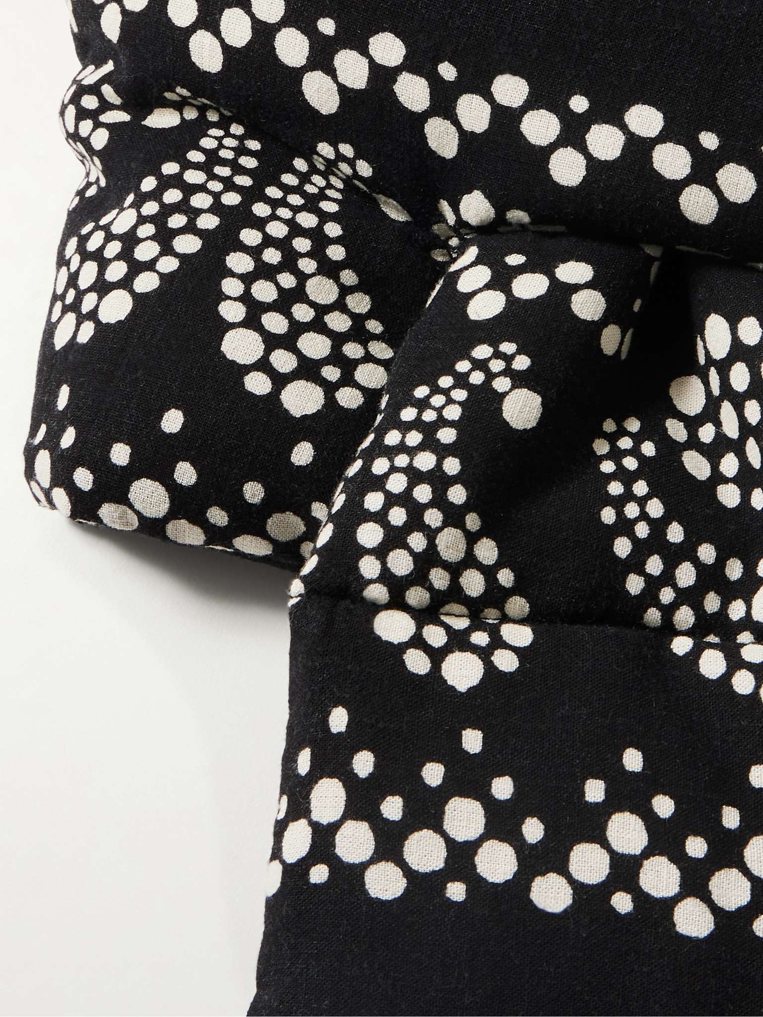 Padded Printed Canvas Scarf - 3