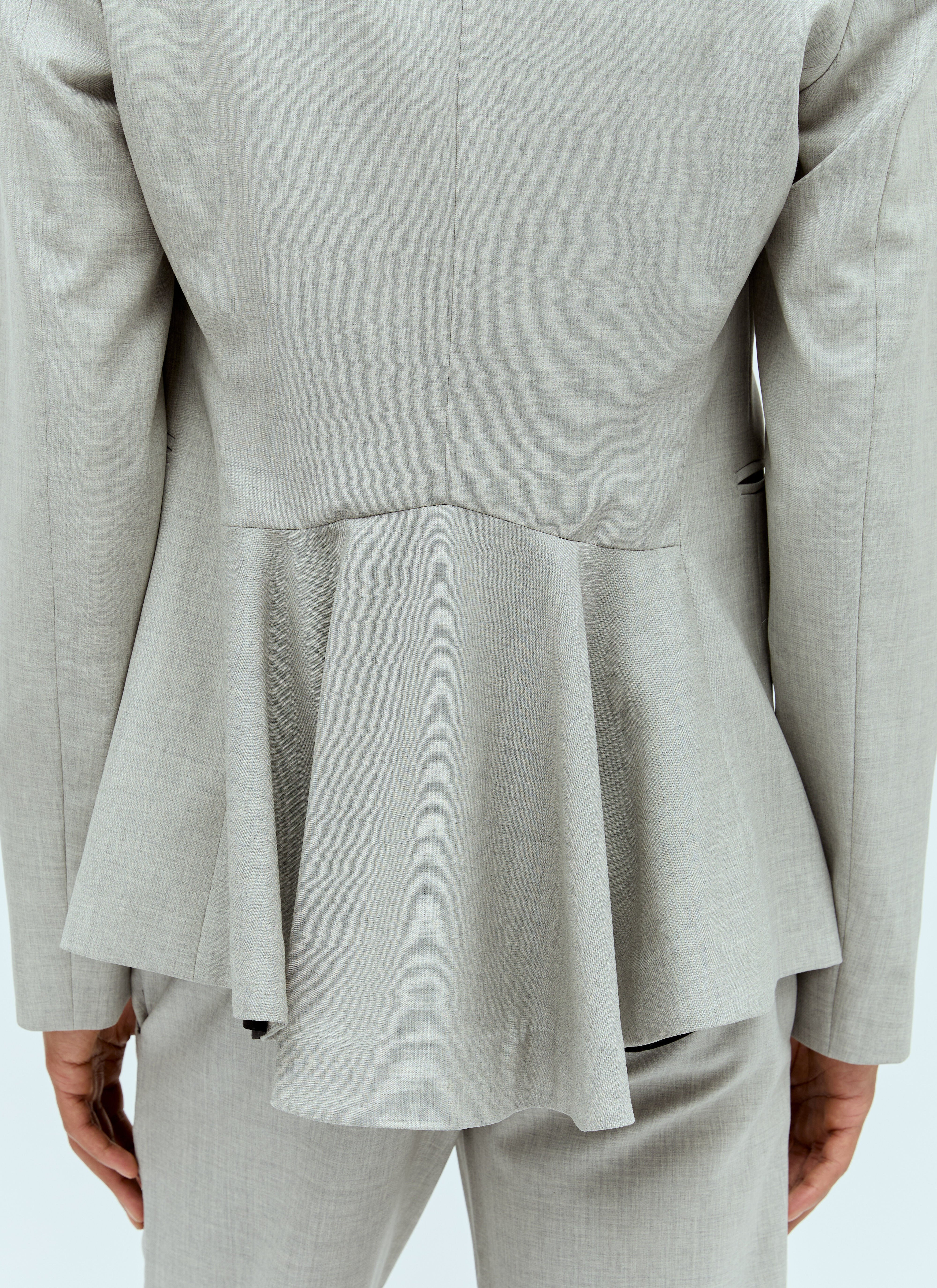 Peplum Cut-Away Blazer - 5