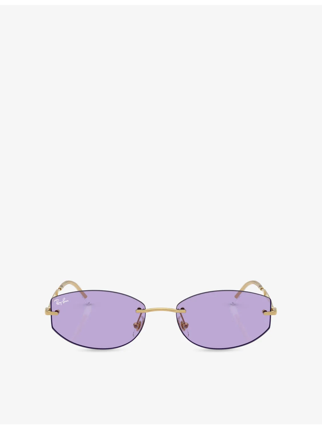 Ray-Ban RB3792 Oval-Frame Metal Sunglasses - R04689161 | REVERSIBLE