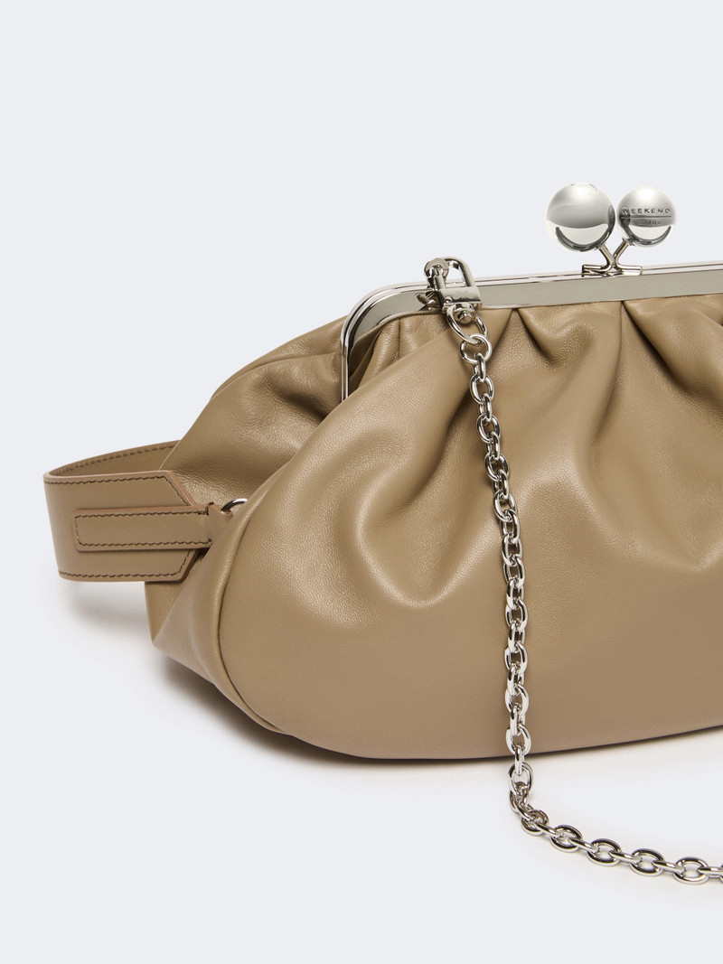 CUBICO Medium sheepskin Pasticcino Bag - TURTLEDOVE 3