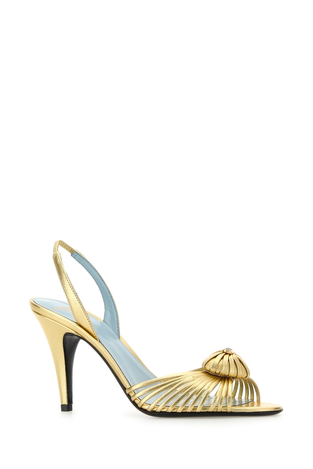 Gold leather Royal sandals - 2