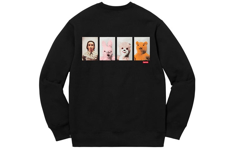 Supreme FW18 Mike Kelley AhhYouth! Crewneck Sweatshirt Black SUP-FW18-346 - 2
