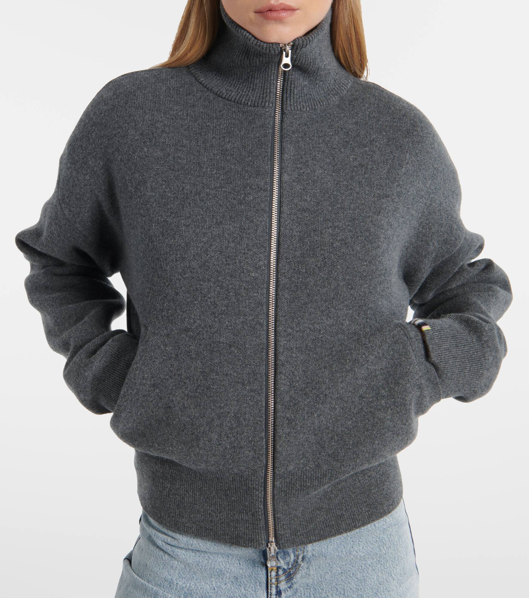 N°385 Xtra Cute cashmere zip-up jacket - 6