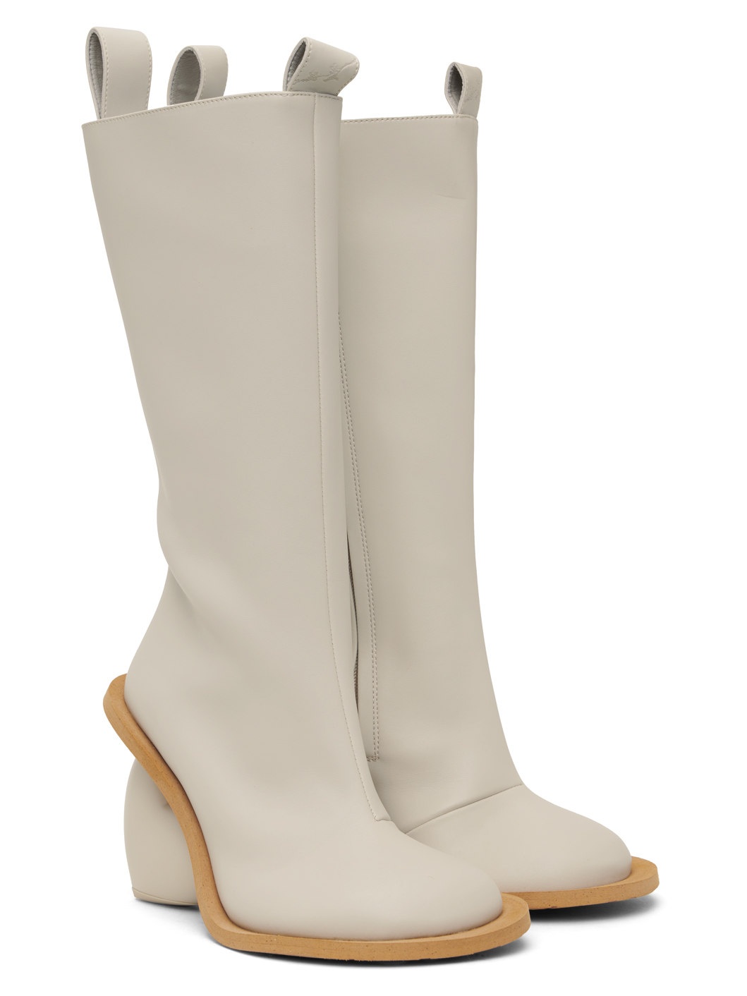 SSENSE Exclusive Off-White Love Boots - 4