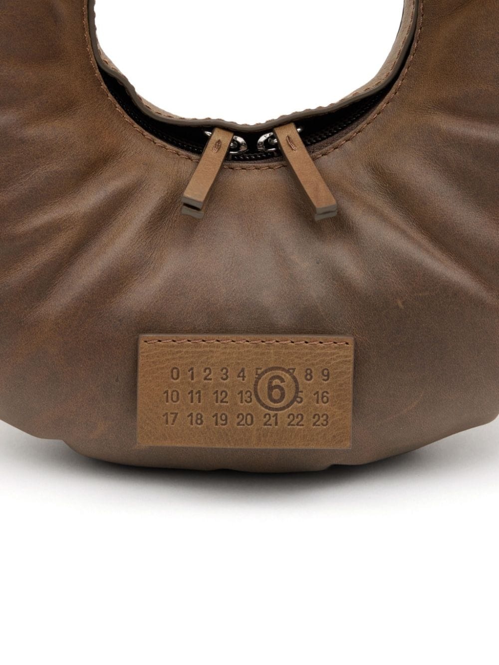 Travel Pillow leather shoulder bag - 7