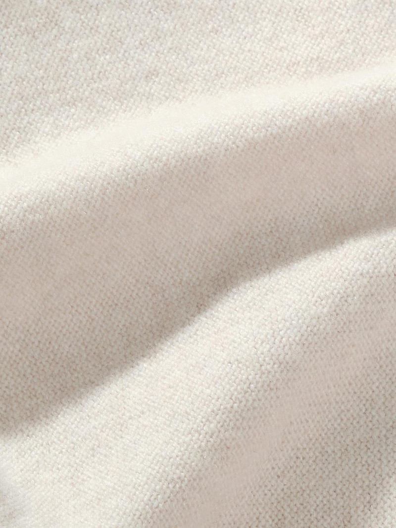 Mens Recycled Cashmere Hoodie - Oatmeal 4