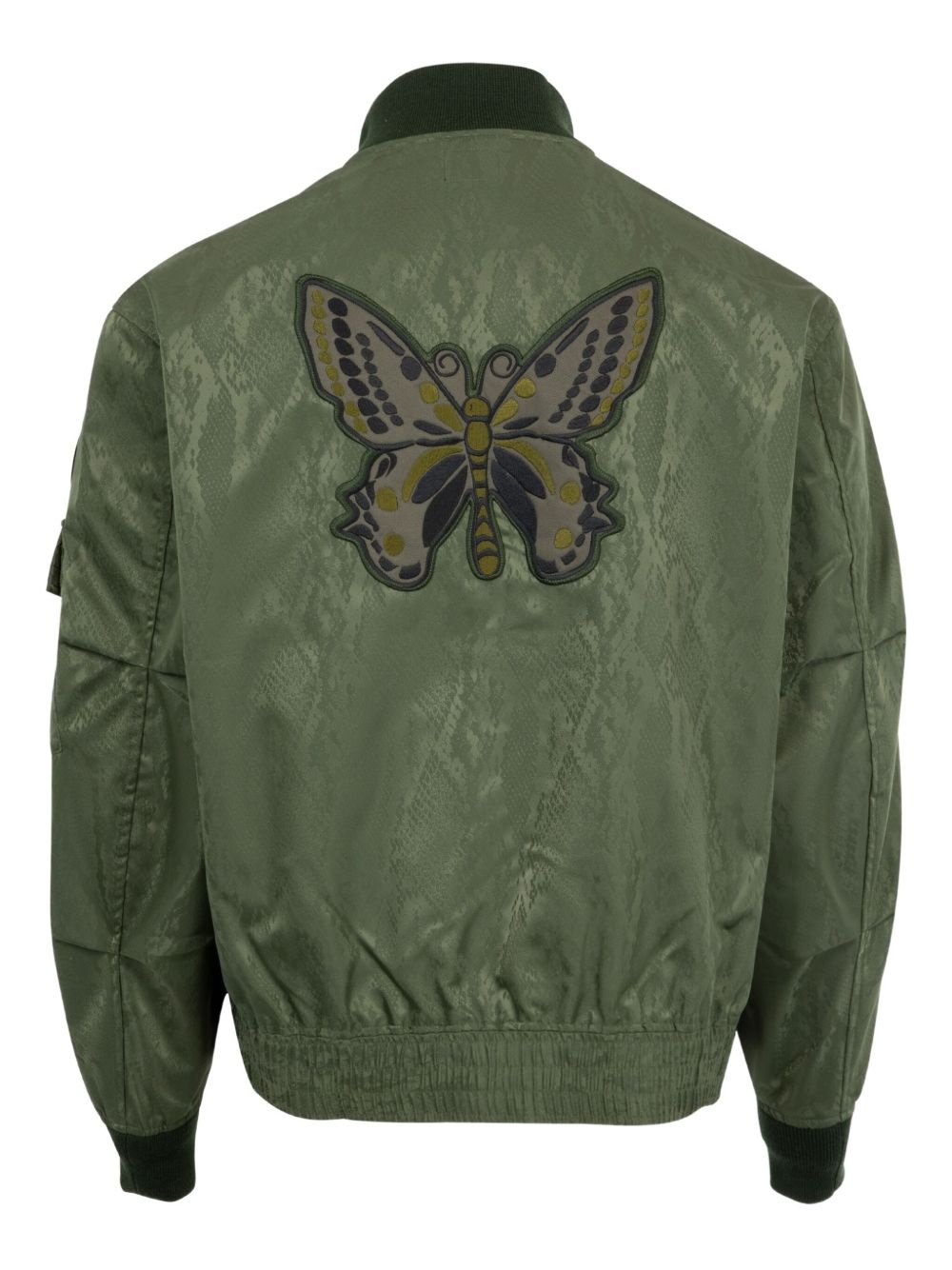 embroidered patch jacket - 2
