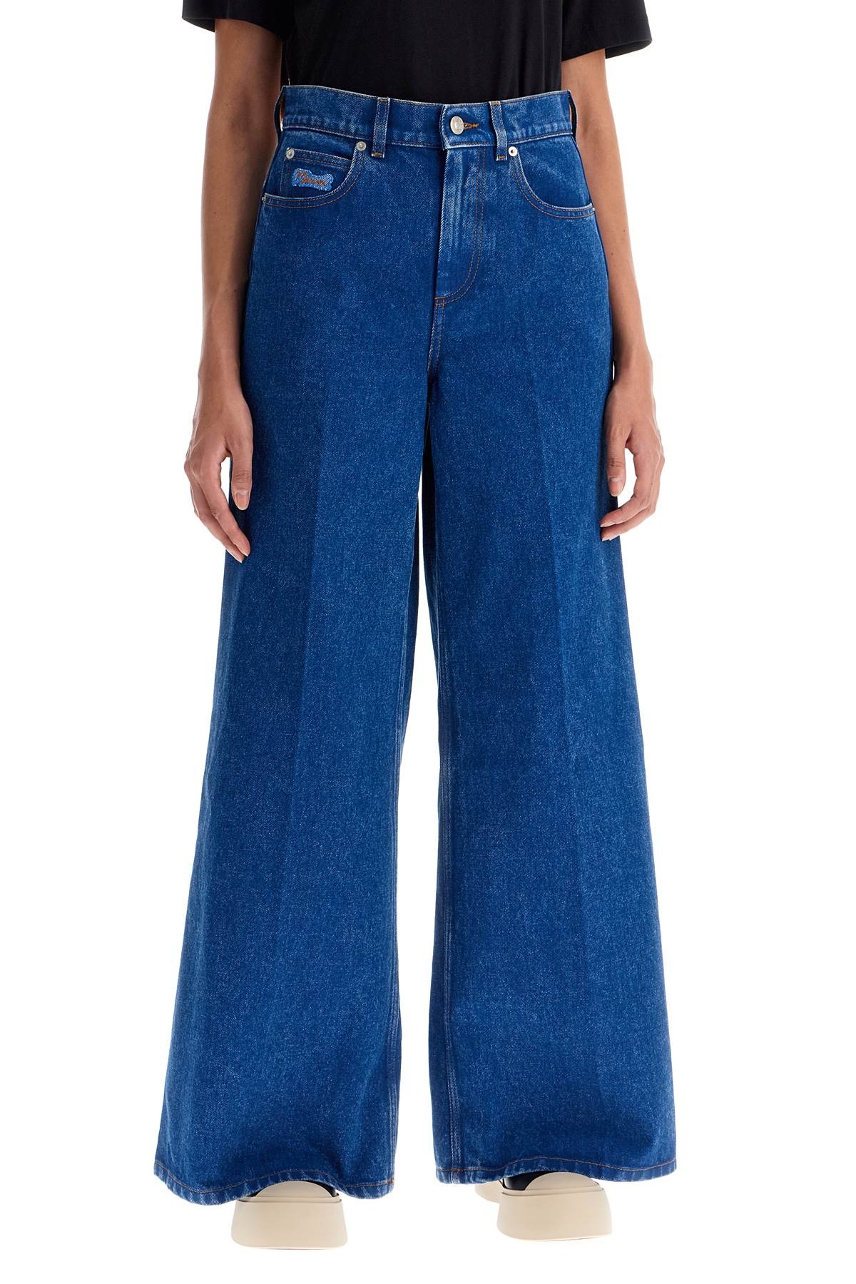 Marni Wide Flared Leg Jeans With A Women - 2