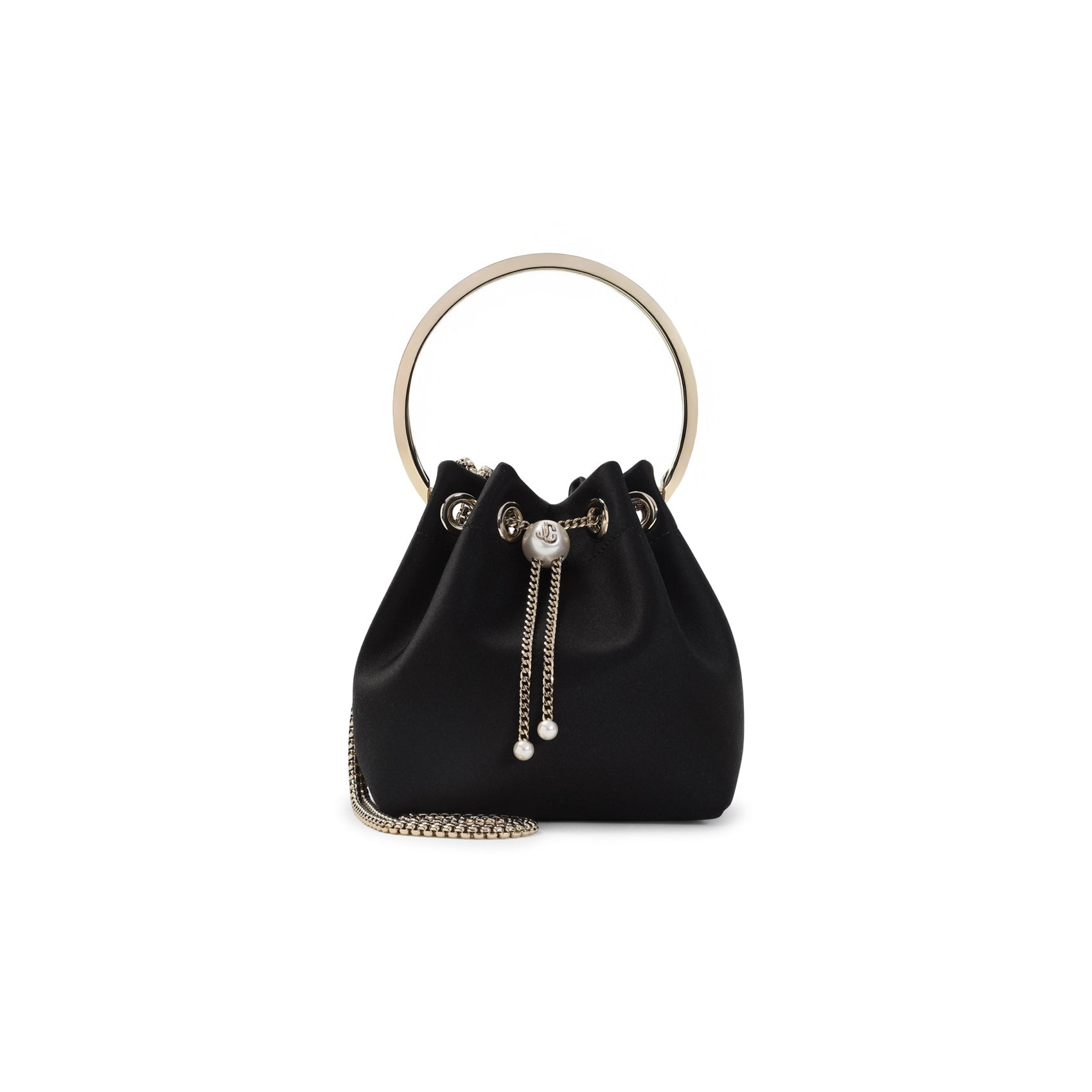 Satin Pearl Closure Bon Bon Mini Bag Women - 1