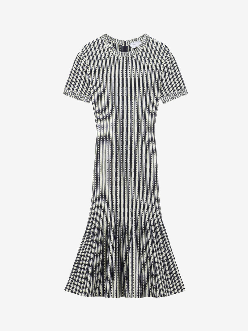 Alexander McQueen Striped Knit Dress outlook