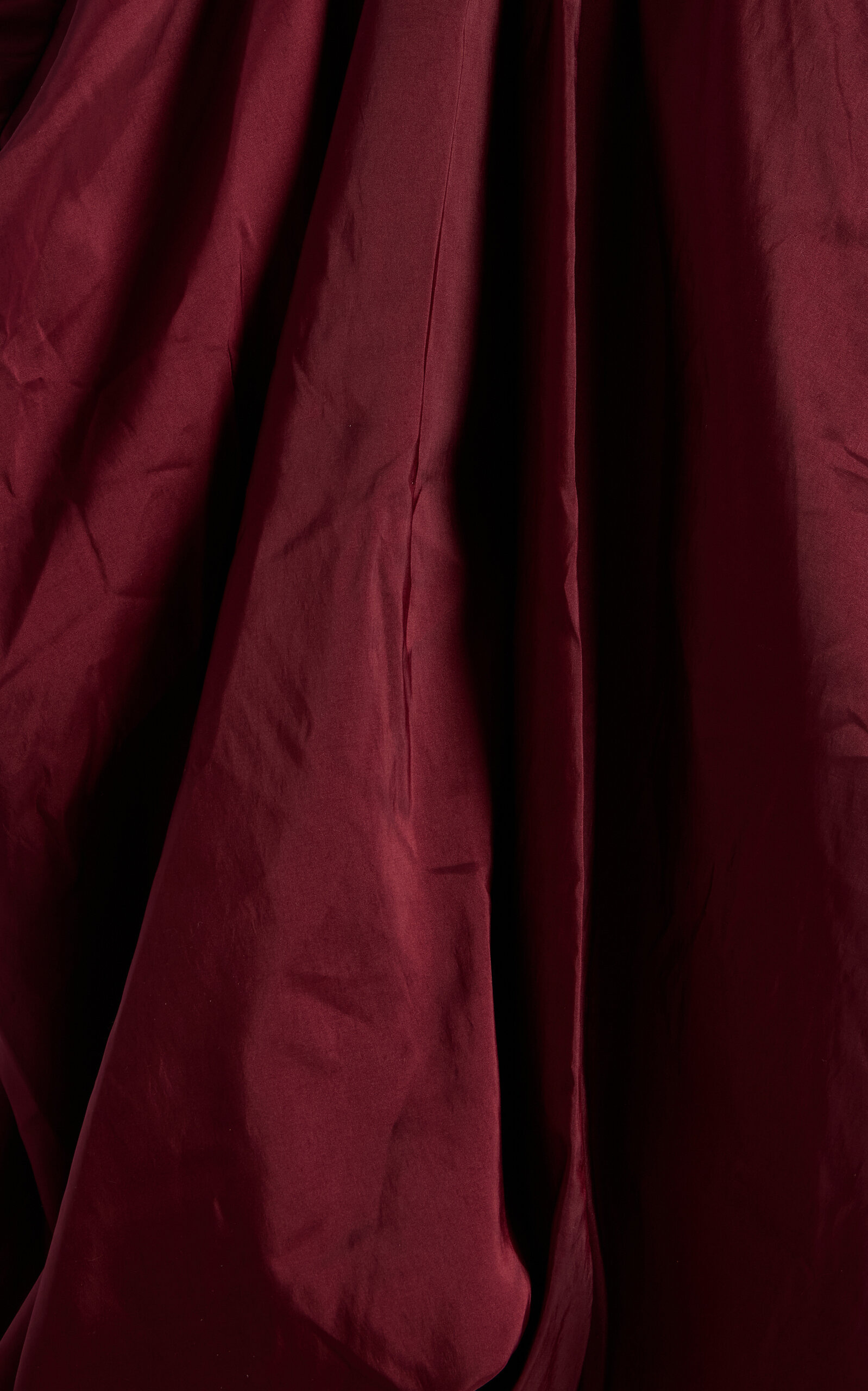 Kenlie Gathered Midi Dress burgundy - 3