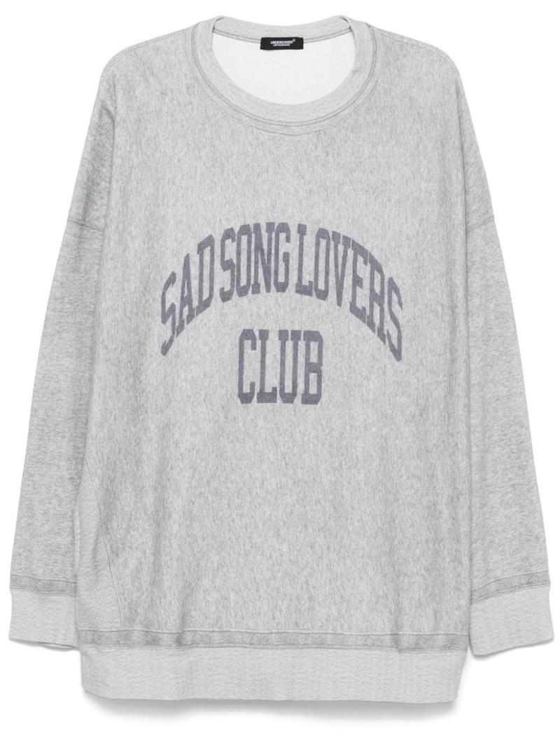 slogan-print sweatshirt 1