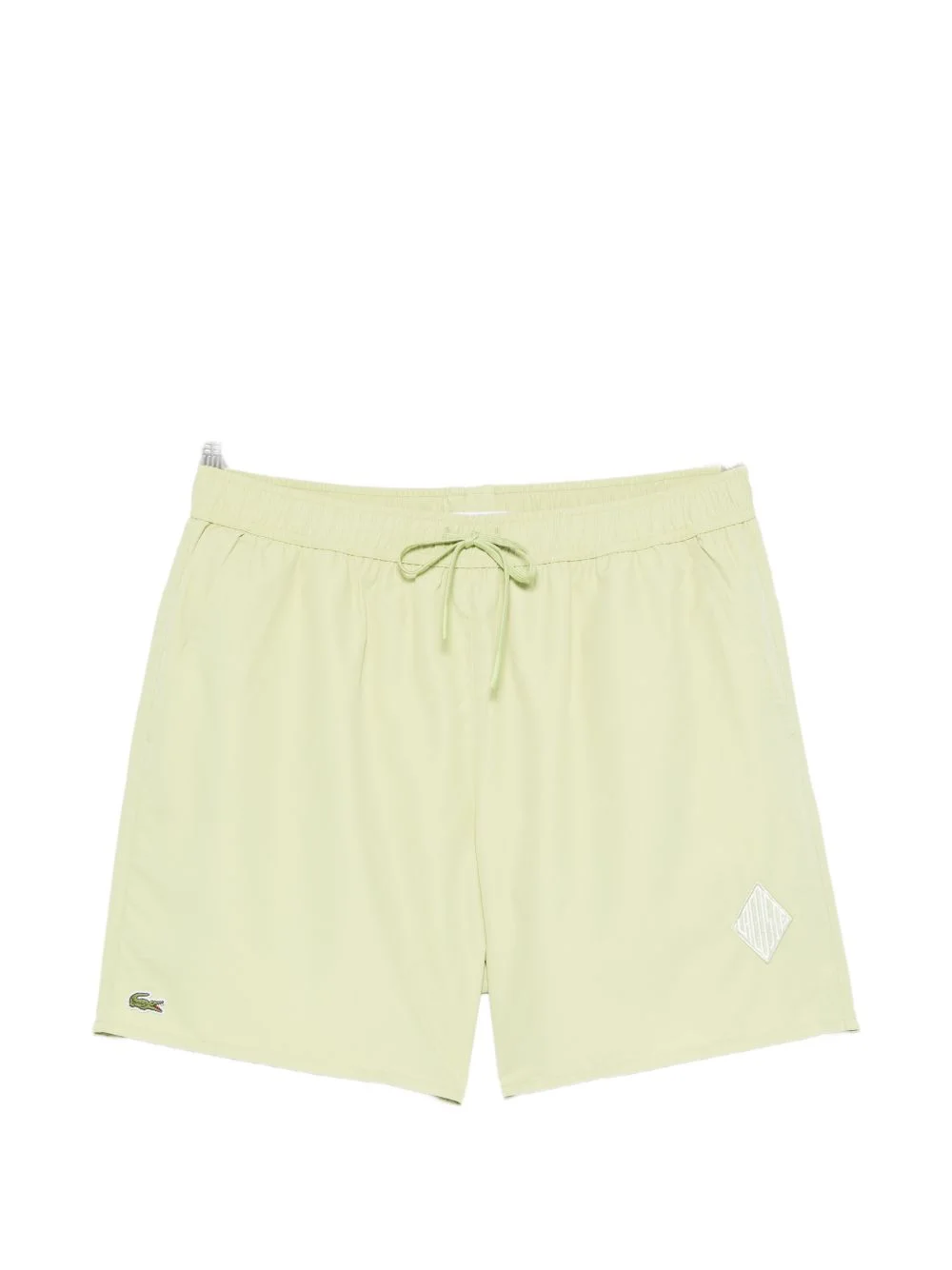 drawstring geometric swim shorts - 1
