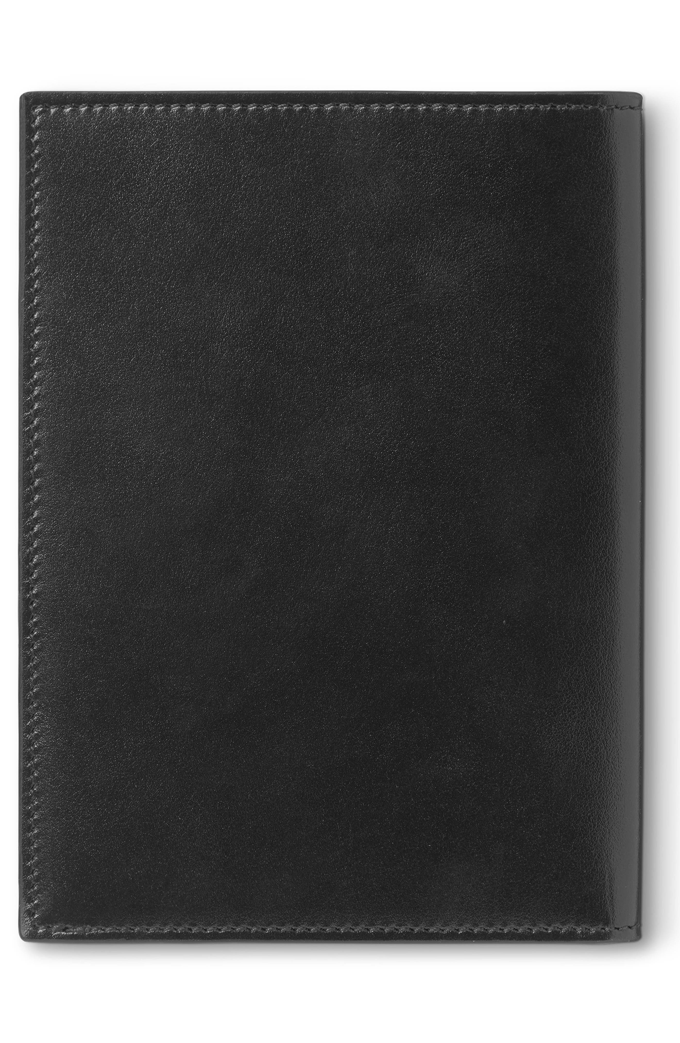 Montblanc Meisterstück Leather Passport Holder in Black at Nordstrom - 4