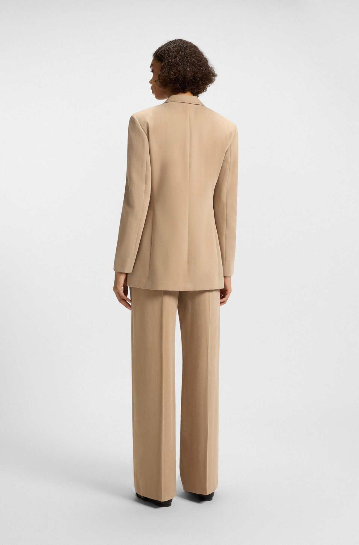 RELAXED-FIT BLAZER WITH DOUBLE-BREASTED CLOSURE - 4