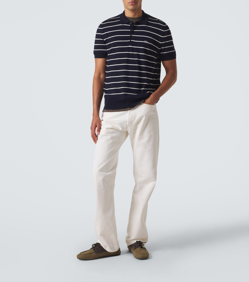 Prada Striped cotton polo shirt outlook