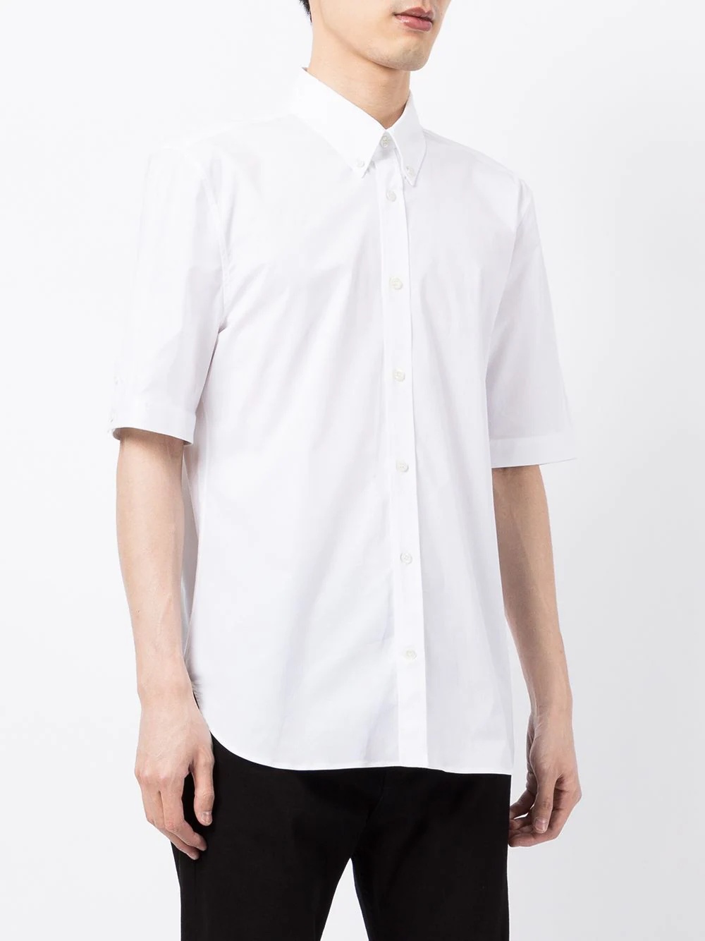 short-sleeve button-fastening shirt - 3