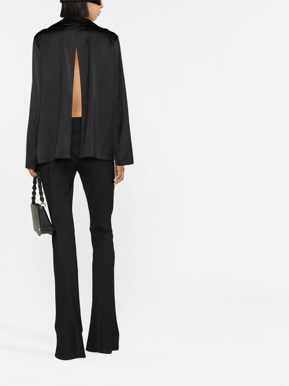 Notte logo plaque blouse - 4