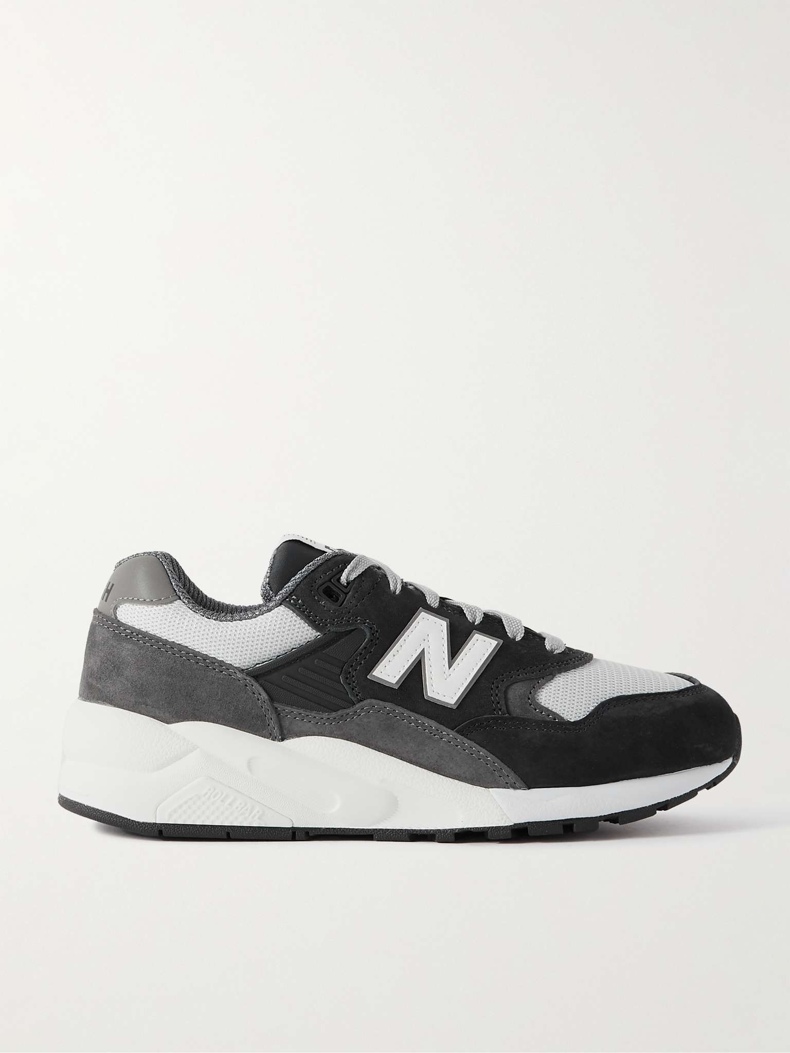 + New Balance 580 Suede and Mesh Sneakers - 1