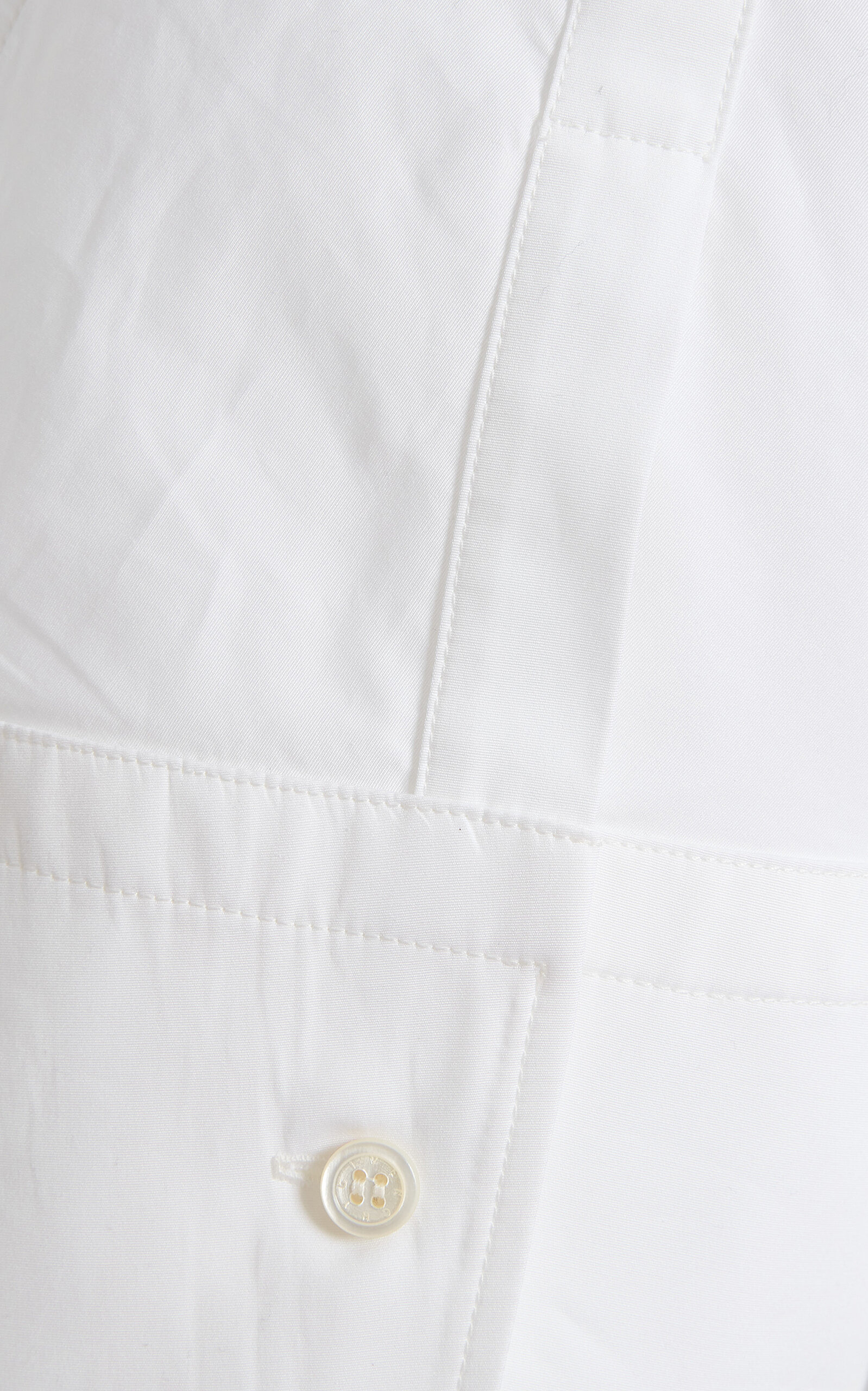 Cotton-Poplin Mini Dress white - 5