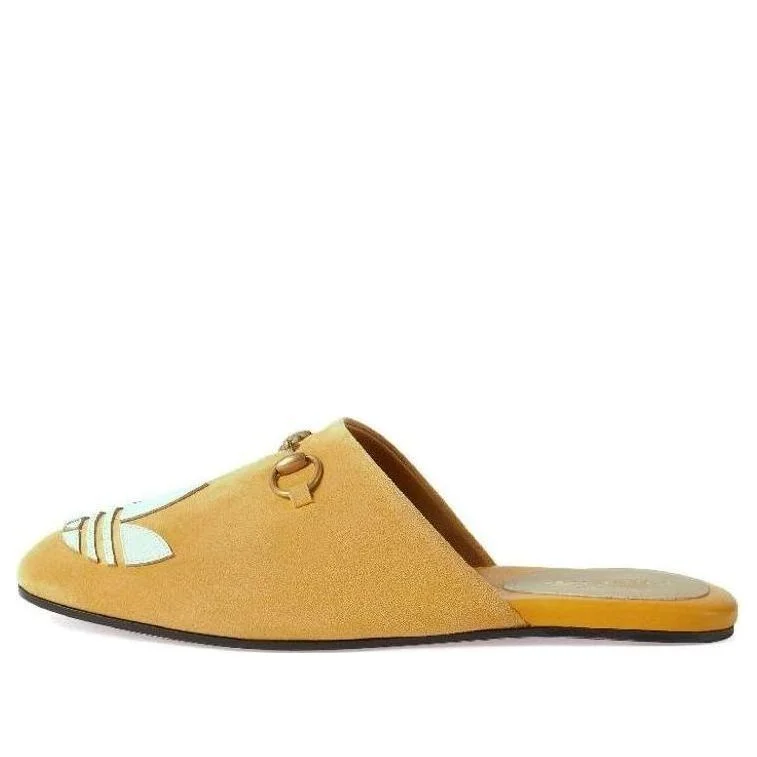 (WMNS) Gucci Trefoil Slipper x Adidas 'Yellow Suede' 702211-DE8X0-7660 - 1